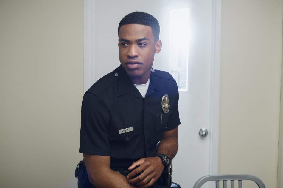 Tv series The Rookie, interview with actor  Titus Makin