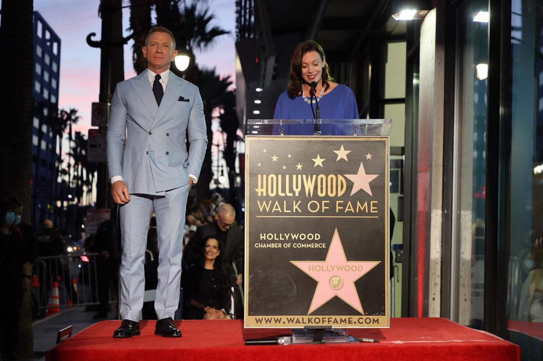 No Time To Die,  Daniel Craig on the Walk of Fame