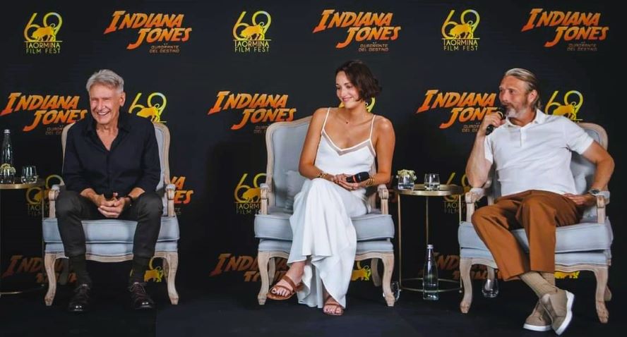 Indiana Jones and the Dial of Destiny: meeting with Harrison Ford and the cast of the movie