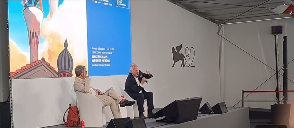 Venice Film Festival 2025, interview with director Werner Herzog- video