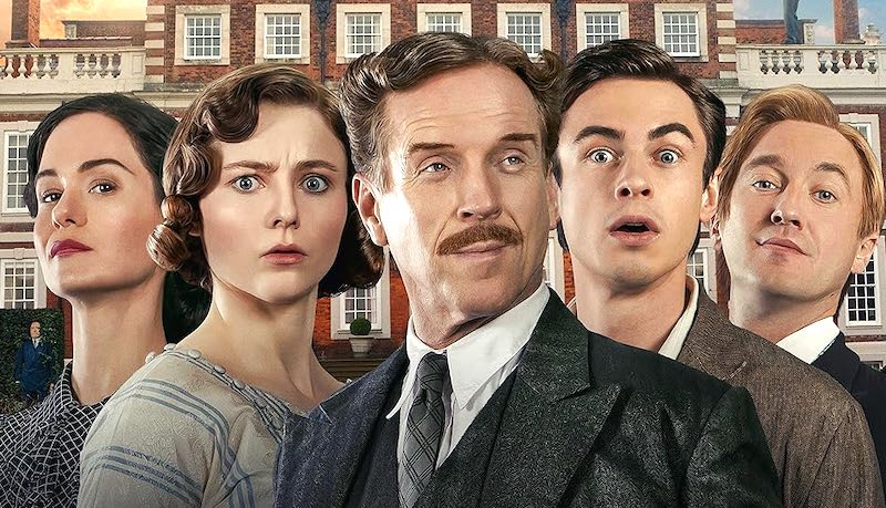 Movie Comedy Fackham Hall: Murder in the English Estate with Ben Radcliffe and Thomasin McKenzie