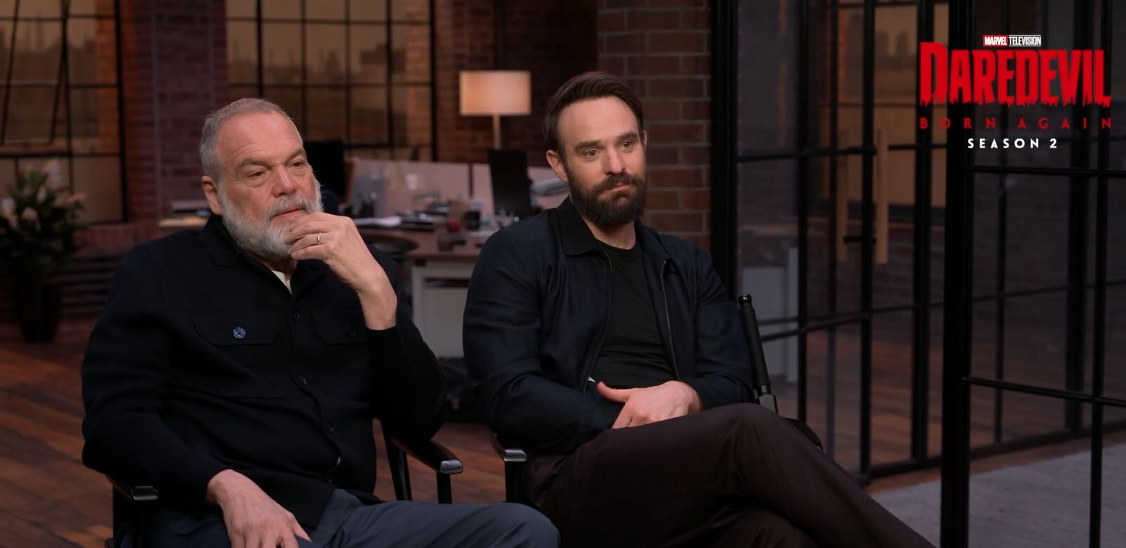 Daredevil Born Again Season 2, Charlie Cox and Vincent D’Onofrio interview
