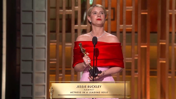 Oscar-Academy Awards 2026: Acceptance Speech of Jessie Buckley, Best Actress for Hamnet